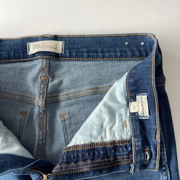 Madewell Tall 10" High Rise Roadtripper Supersoft Jeans Playford Wash 25 Tall - Picture 6 of 11